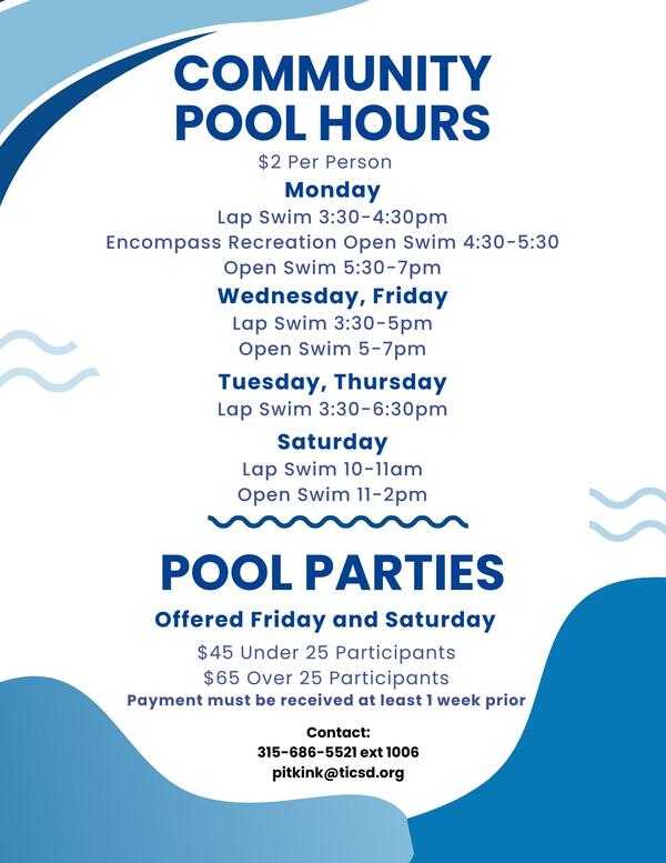 Pool hours